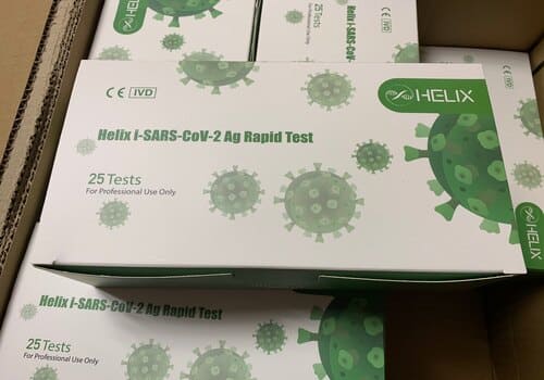 Експрес-тести на антигени (коронавірус) Helix