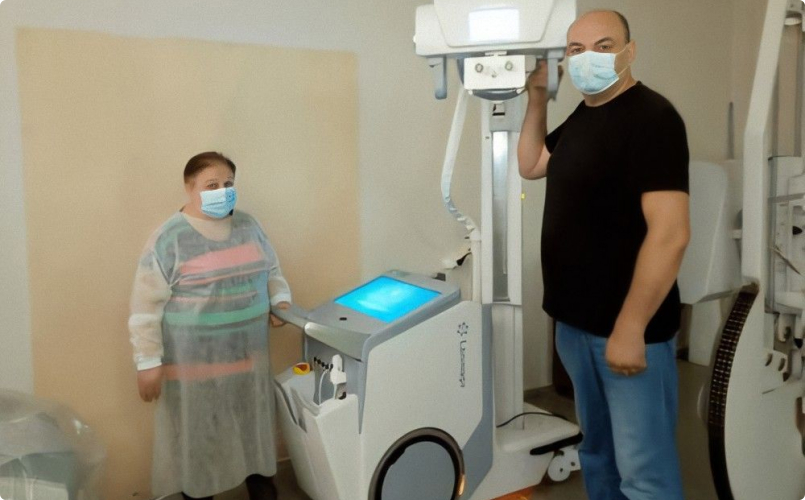 Мобільна цифрова рентгенівська система Lanmage 7200 тепер є і в 12-тій лікарні Києва