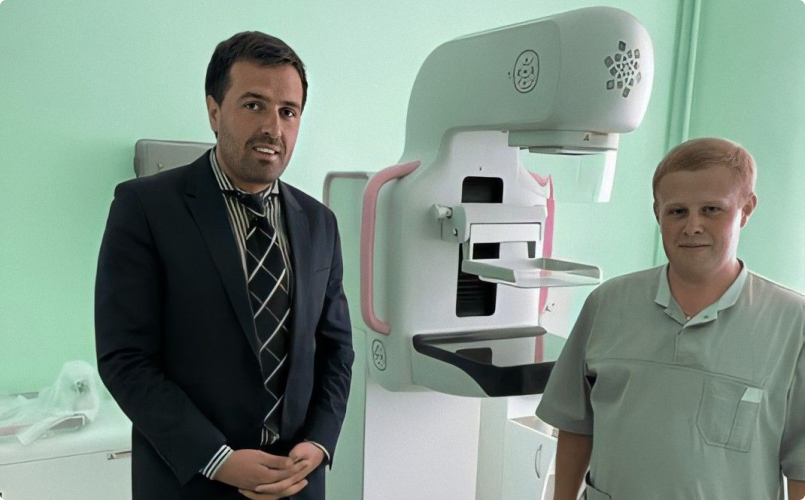 Ekna Ukraine specialists installed Lanmage Luna mini mammography system at Shepetivka Central District Hospital